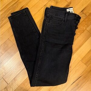 Madewell 10” High-Rise Skinny Women's Black Jeans